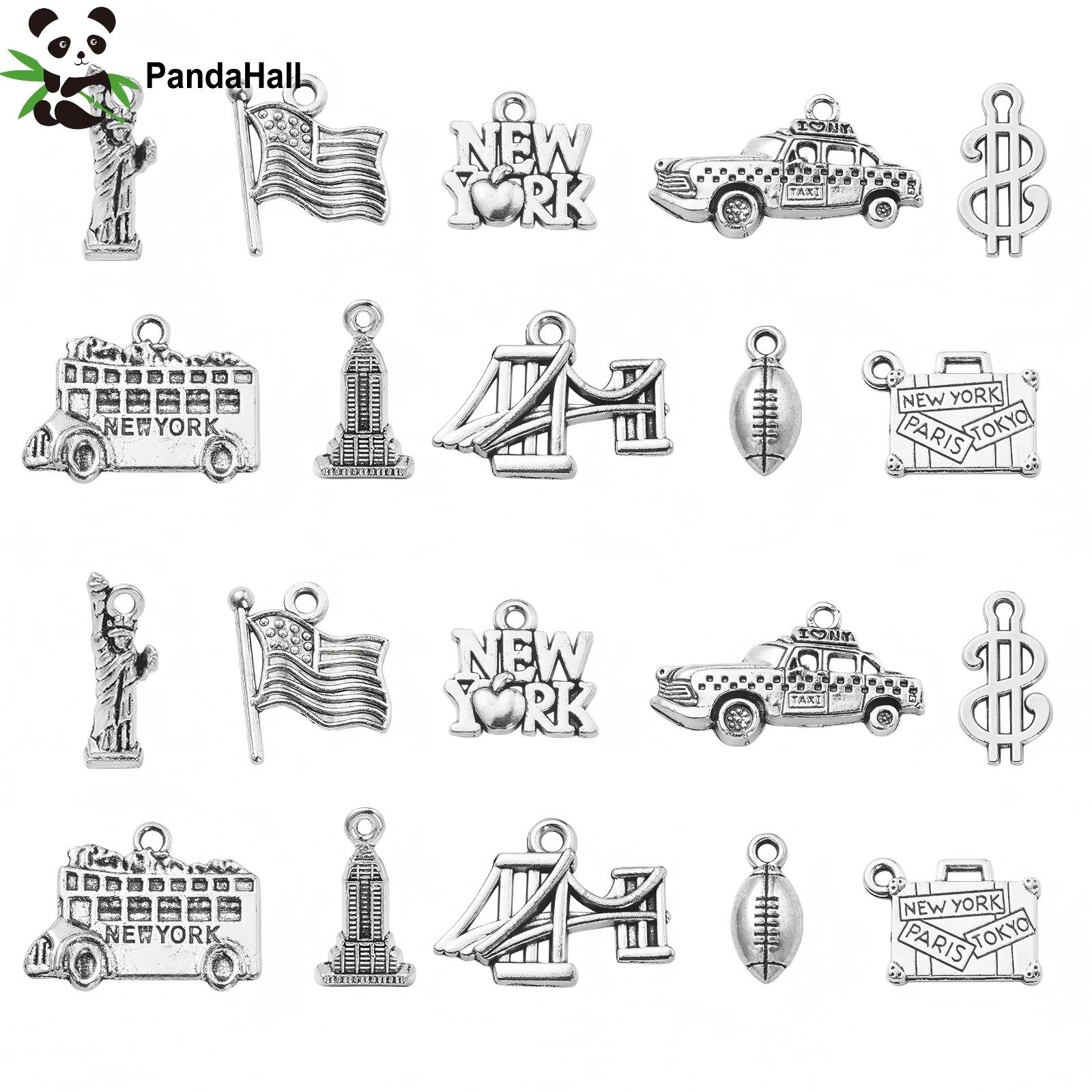 Jewelry Making New York - PandaHall 100 szt. 10 Stylów Ameryka