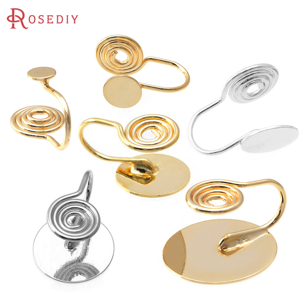 Jewelry Making Tray - 4MM~14MM Mosiądz w kolorze 18K złota