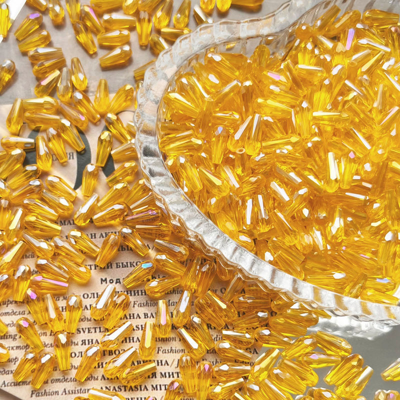Jewelry Making Event - Koraliki z fasetowanym kształtem kropli wody