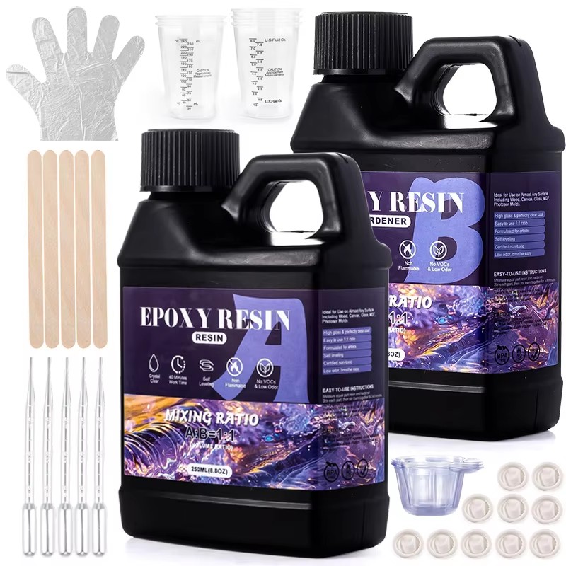 Jewelry Making Uv Resin Kit - Zestaw żywicy epoksydowej Easy Mix 1:1