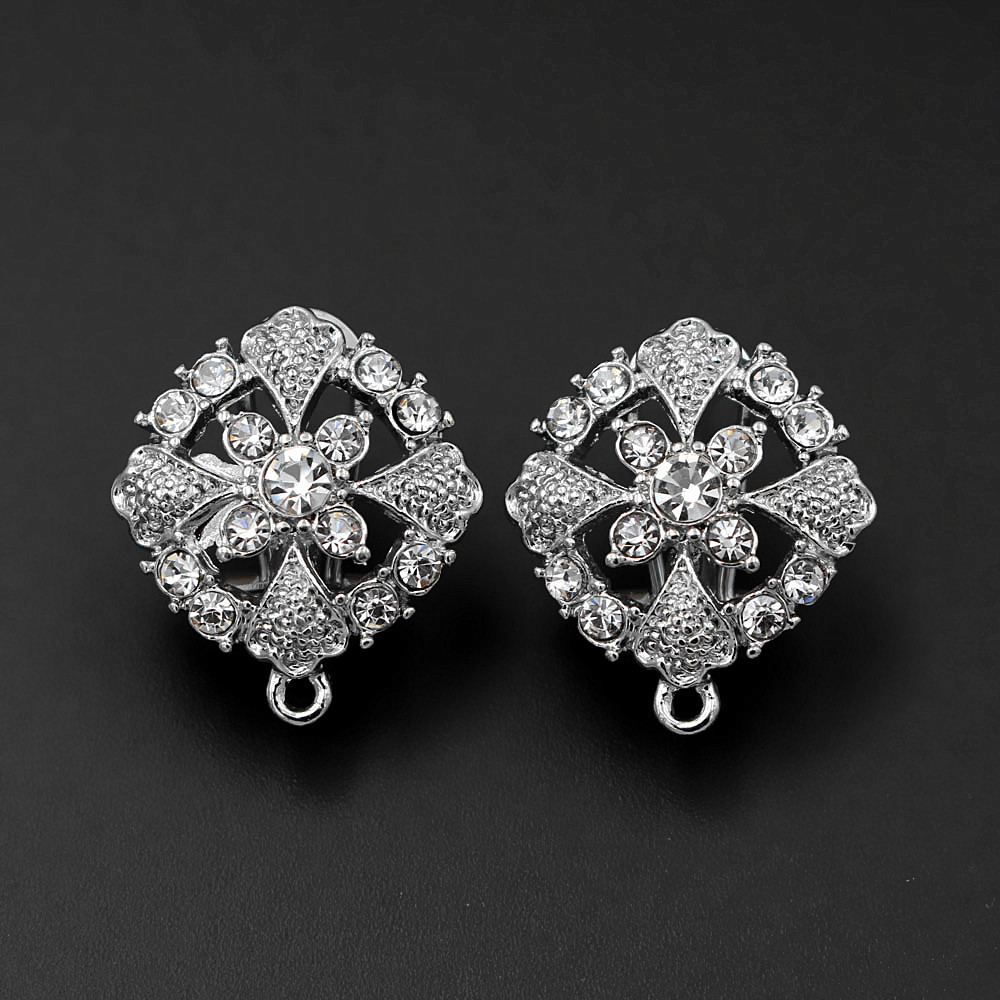 Jewelry Making Dubai - Afrykańskie kolczyki Post stud z złącze