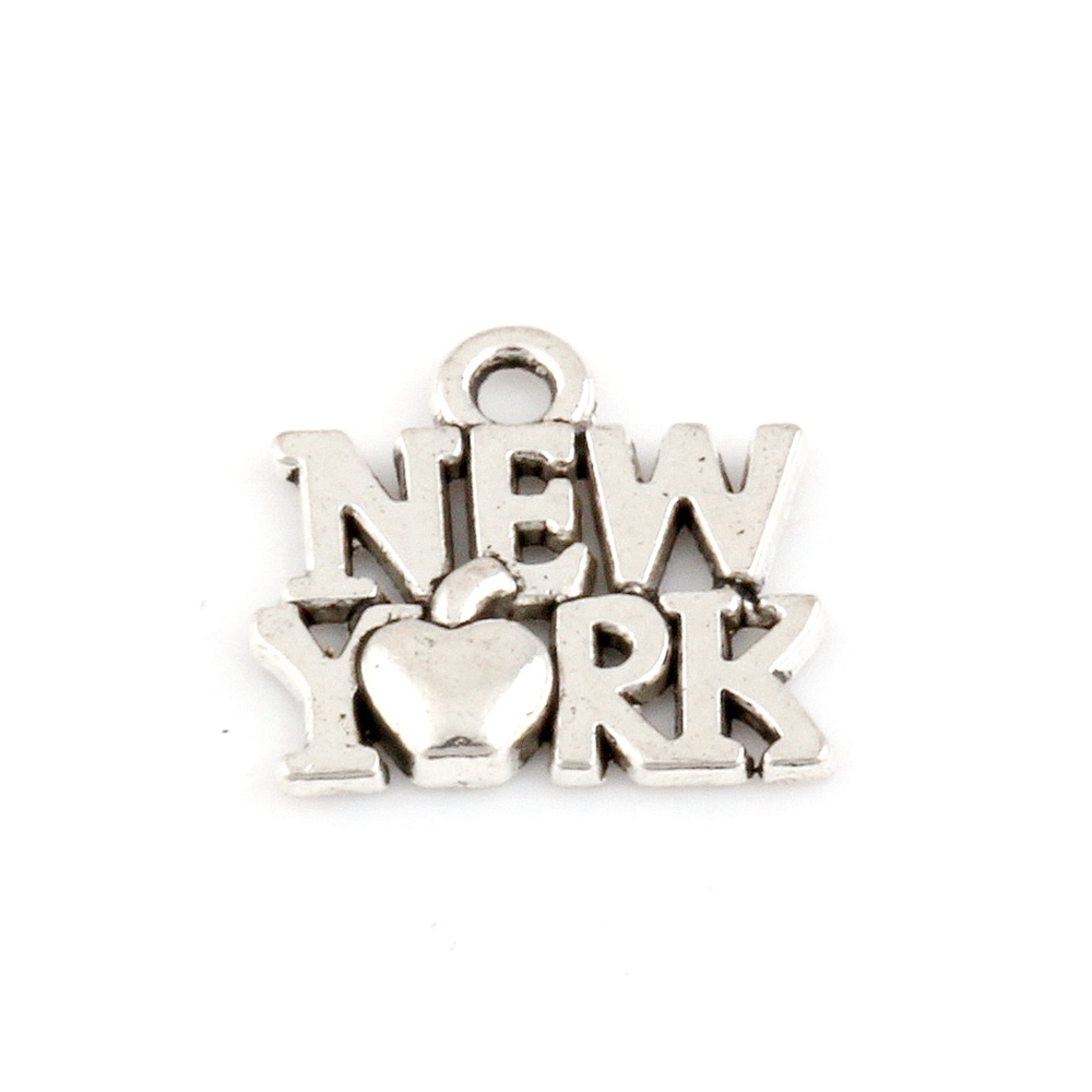 Jewelry Making New York - 30 szt. Zawieszek ze stopu w