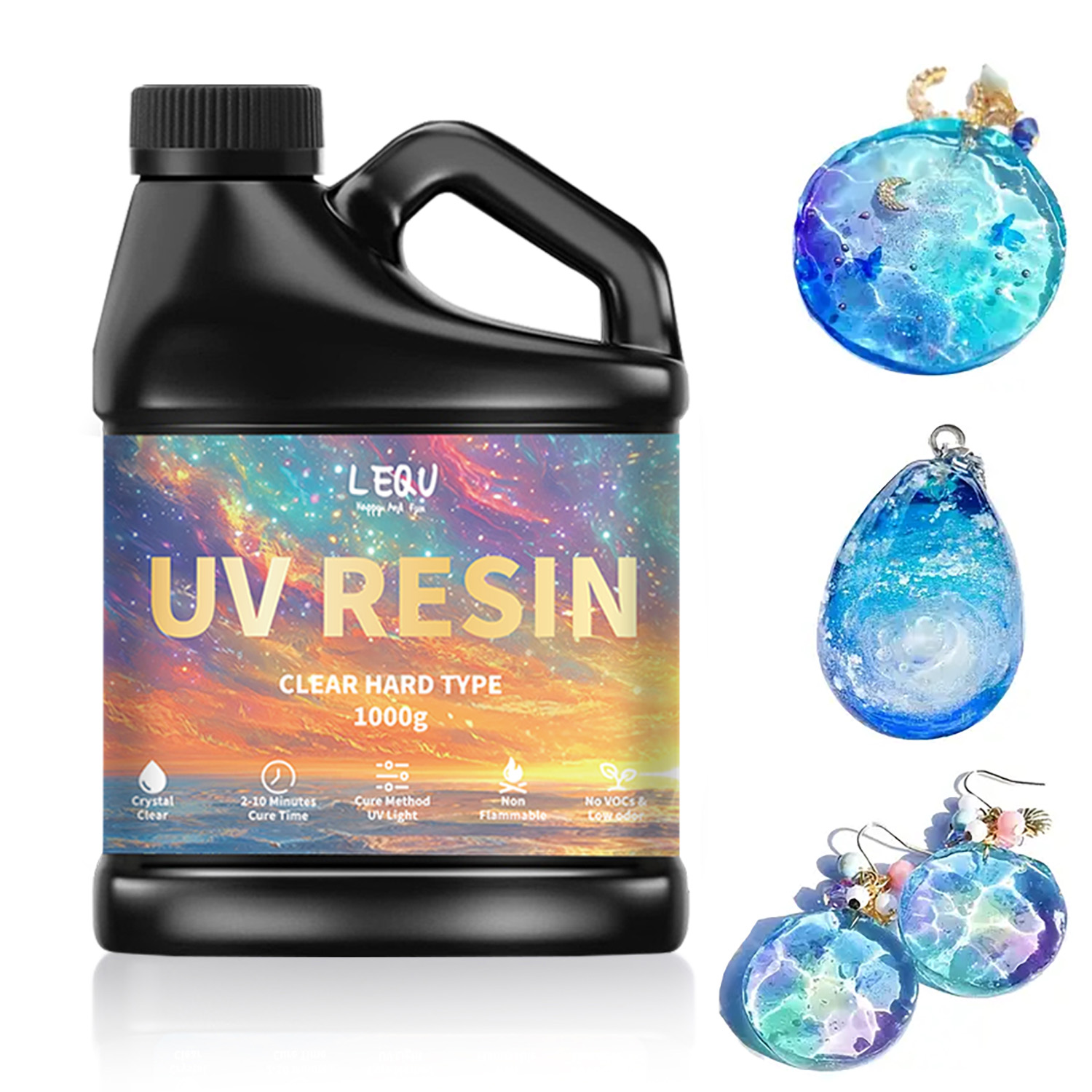 Jewelry Making Uv Resin Kit - Żywica epoksydowa UV 100/200/500/1000g, klej o