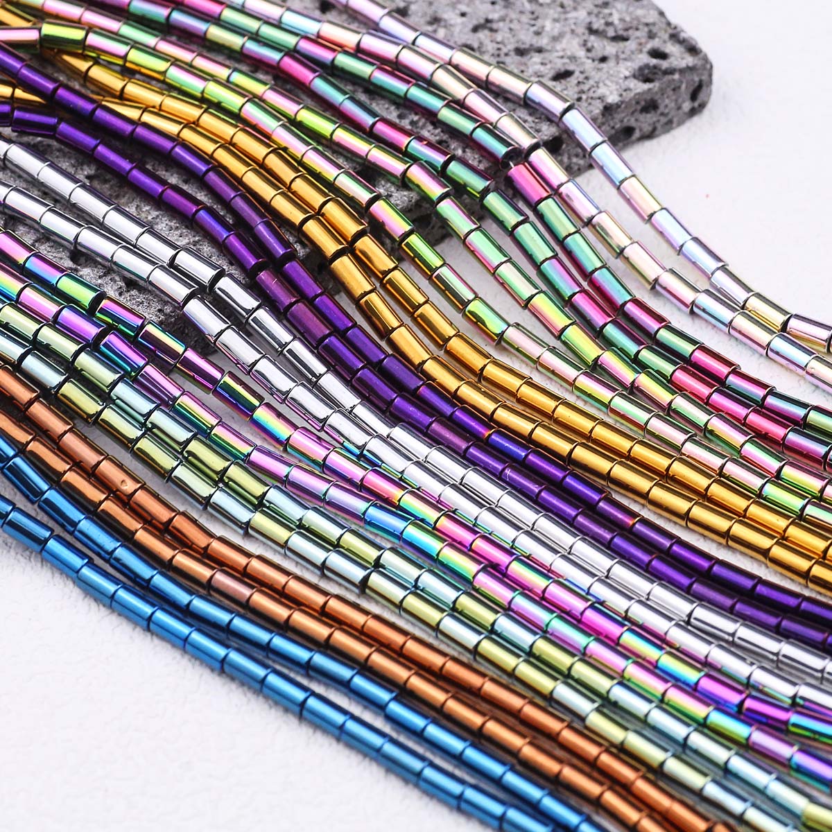 Pozłacana kolorowa prosta rurk – Seed Bead Tube recenzja i cena