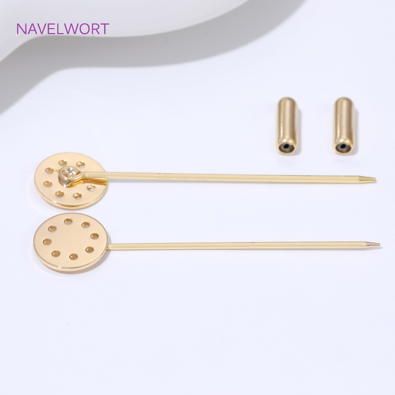 Długie broszki-ścigaczki pozła – Jewelry Making Tray recenzja i cena