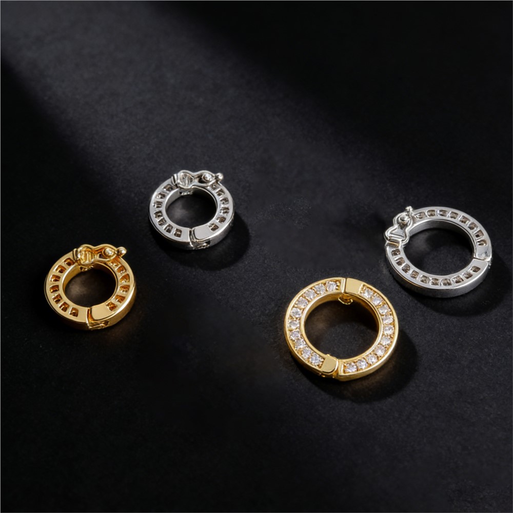 2 szt. Okrągłe zapięcia z perł – Jewelry Making Brass recenzja i cena