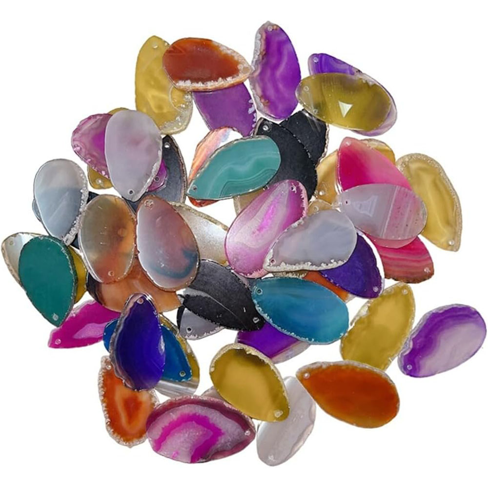 Polerowane plastry agatu wierc – Jewelry Making Table recenzja i cena