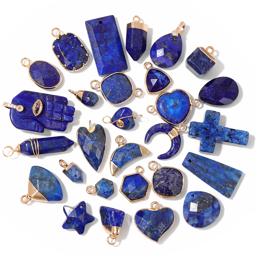 5 sztuk/partia Lapis Lazuli ka – Jewelry Making Gemstones recenzja i cena