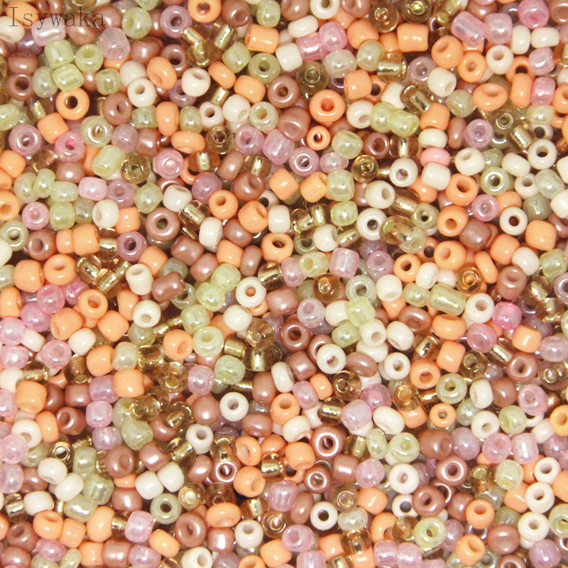 2mm 3mm 4mm Peach Multicolor C – Seed Bead Tube recenzja i cena