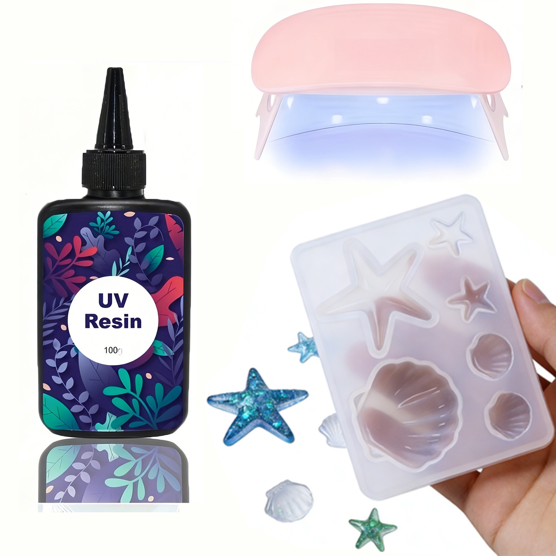 Forma silikonowa do tworzenia  – Jewelry Making Uv Resin Kit recenzja i cena