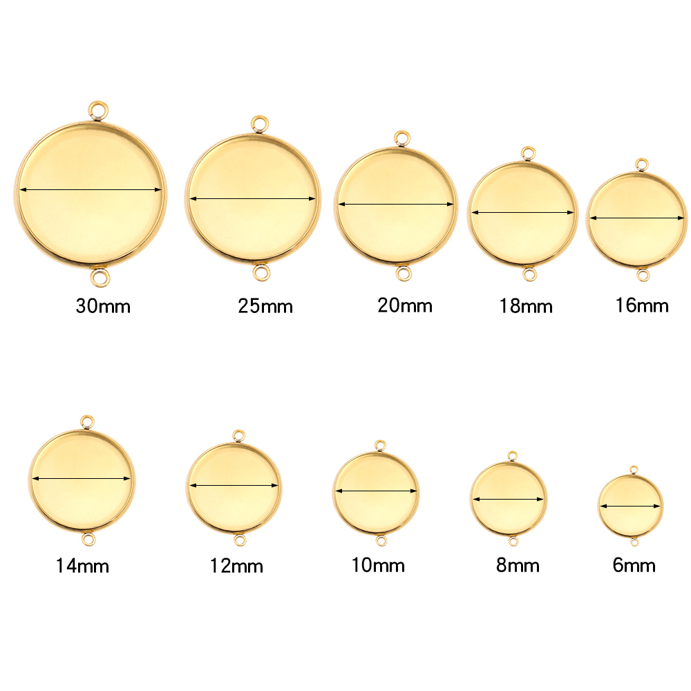 10 sztuk 6-30mm okrągły kabosz – Jewelry Making Tray recenzja i cena