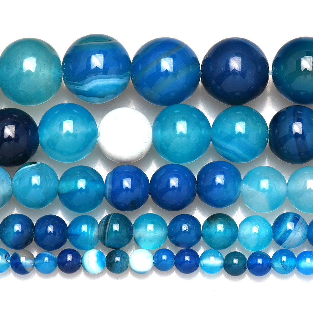 Kamień naturalny w paski niebi – Jewelry Making Gemstones recenzja i cena