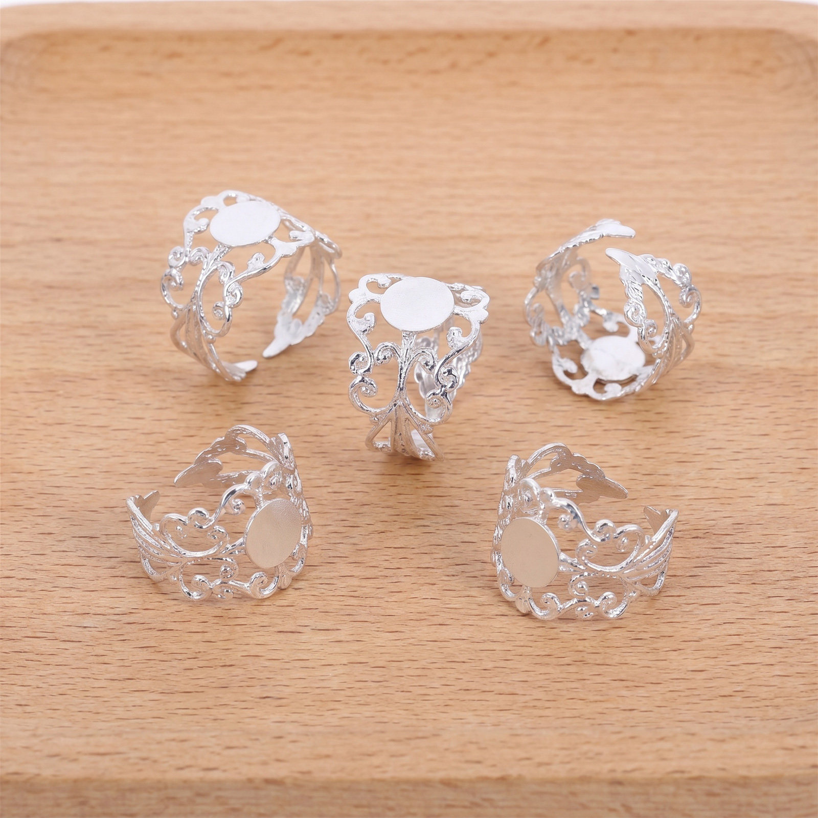 50 sztuk regulowanych owalnych – Jewelry Making Gemstones recenzja i cena