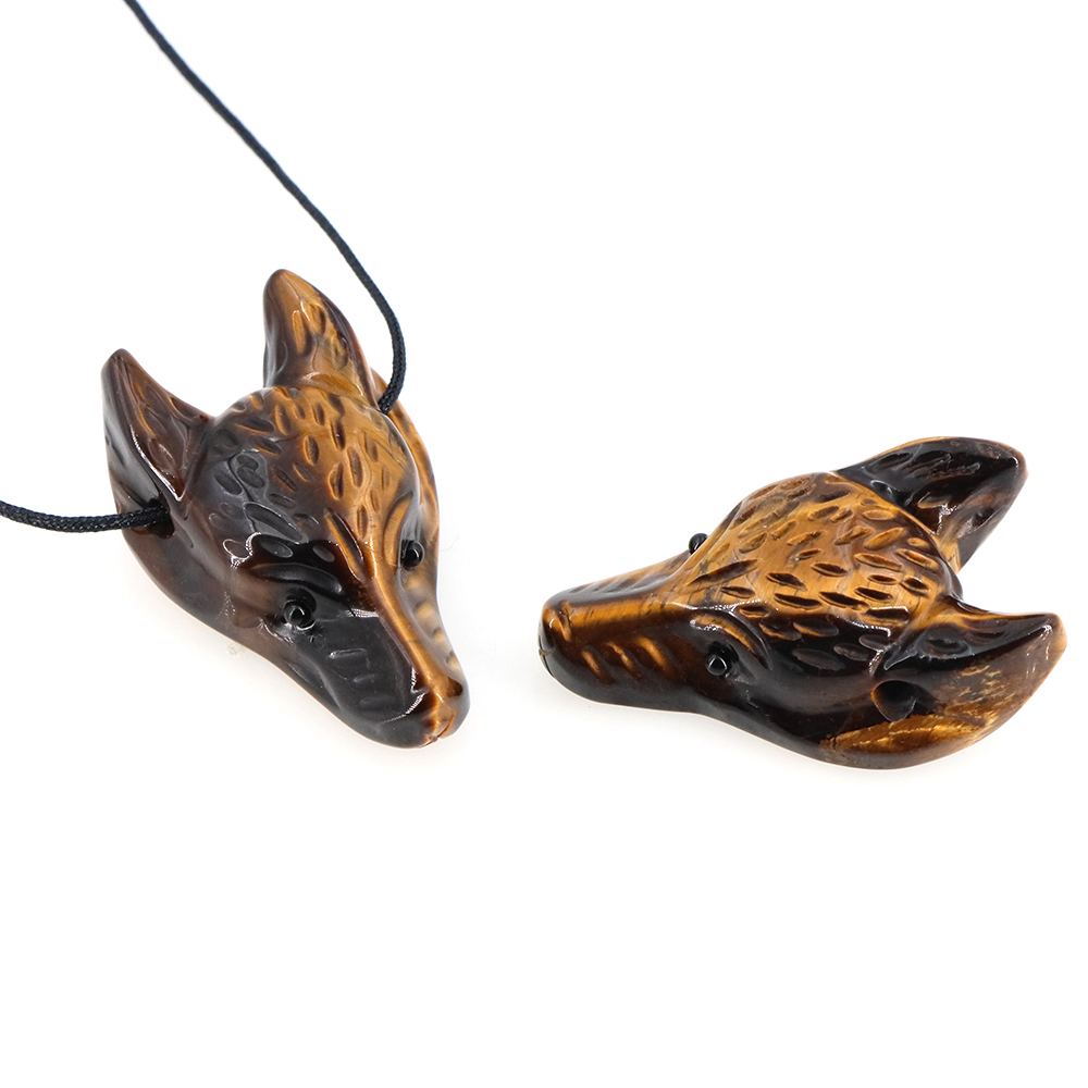 Zawieszka z głową wilka 40 mm, – Jewelry Making Gemstones recenzja i cena