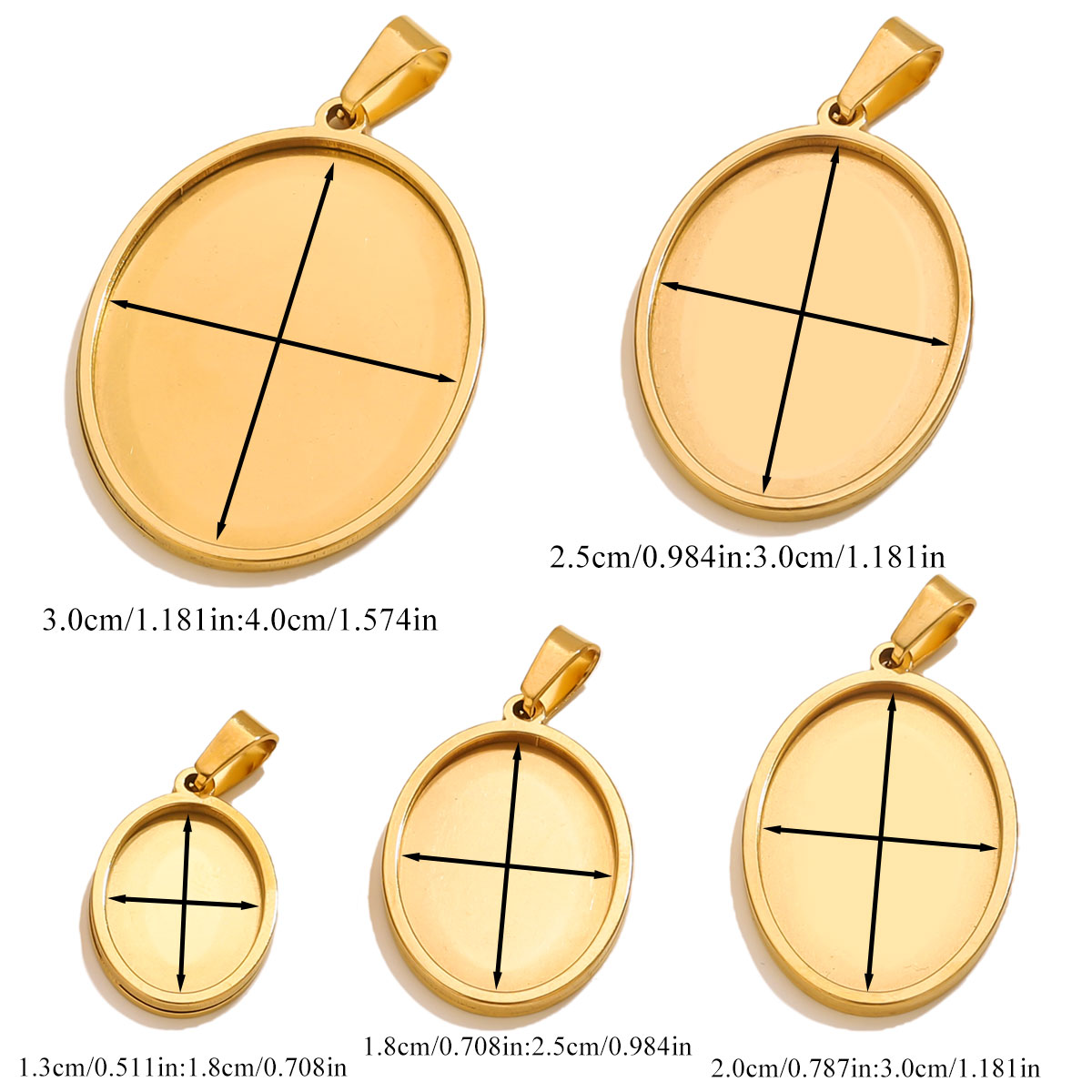 5 SZT. Zawieszki ze Stali Nier – Jewelry Making Tray recenzja i cena