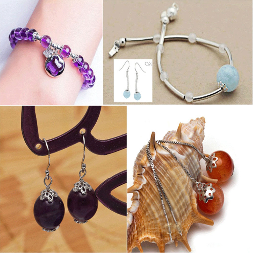 100 szt. Kwiatowy koralik czap – Jewelry Making Bali recenzja i cena