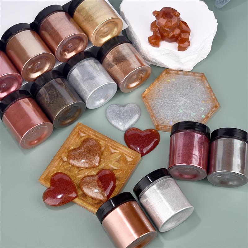50g Shimmer Metallic Gold Silv – Jewelry Making Uv Resin Kit recenzja i cena