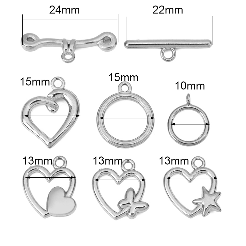 5 zestawów zapięć OT ze stali  – Jewelry Making Brass recenzja i cena