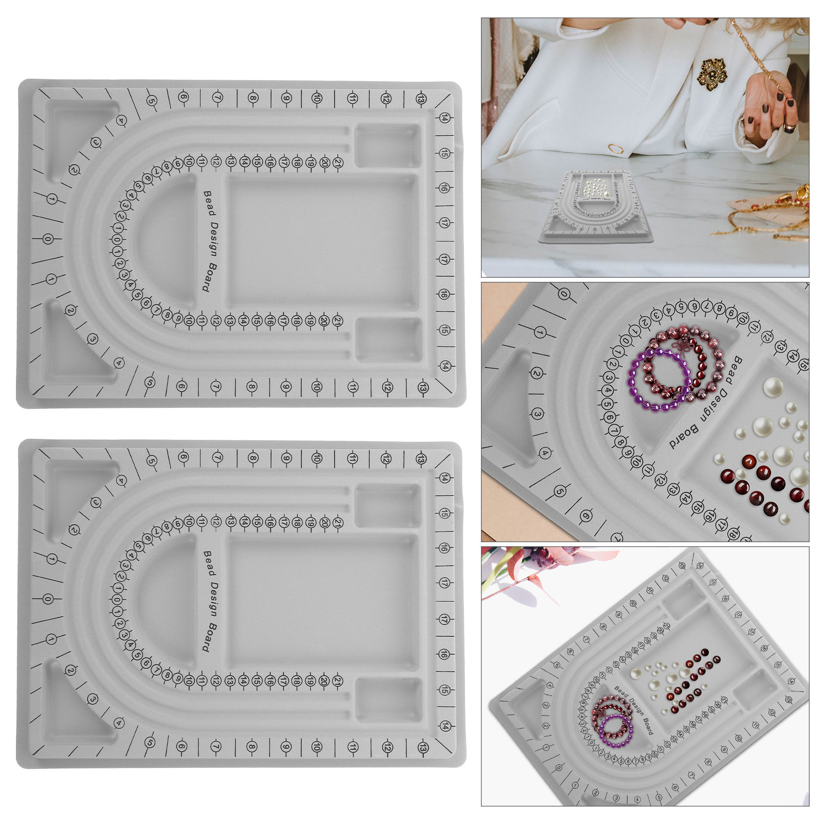 2 szt. Tablica do projektowani – Jewelry Making Tray recenzja i cena