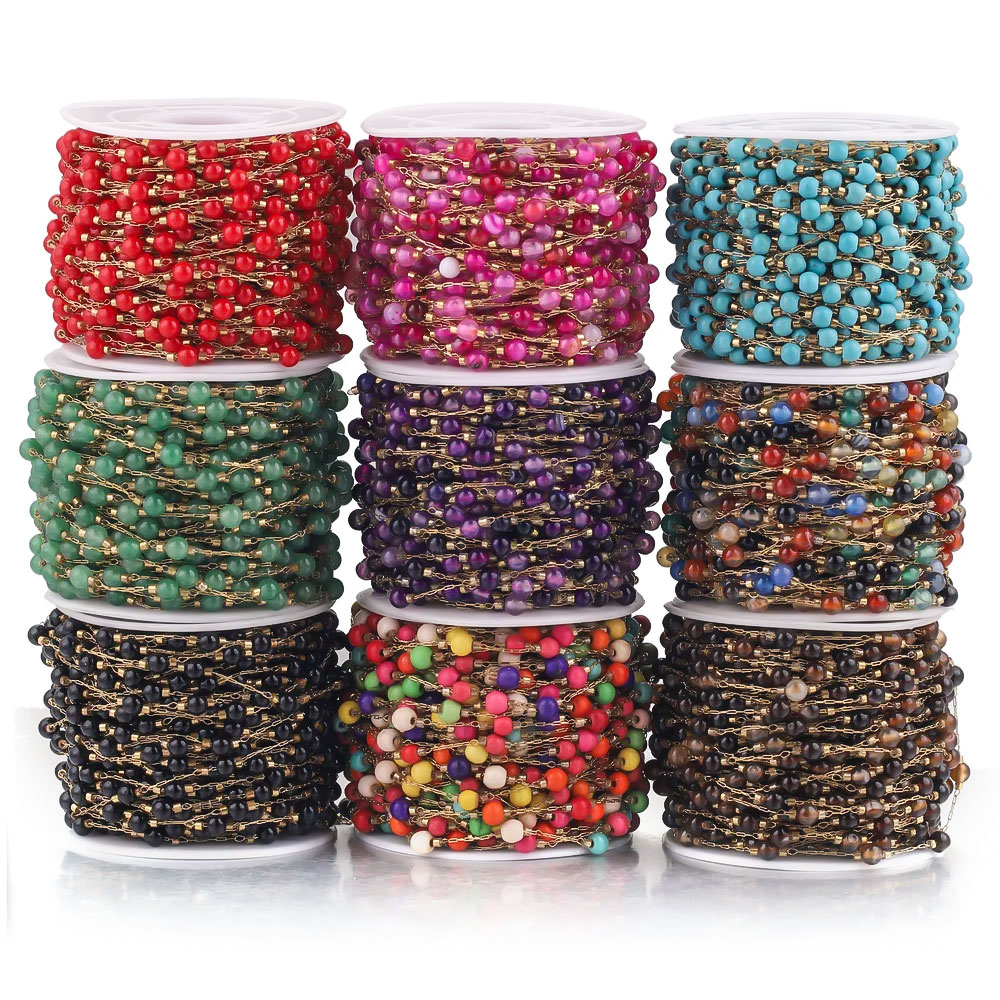 1M Wielokolorowe Okrągłe Koral – Jewelry Making Gemstones recenzja i cena