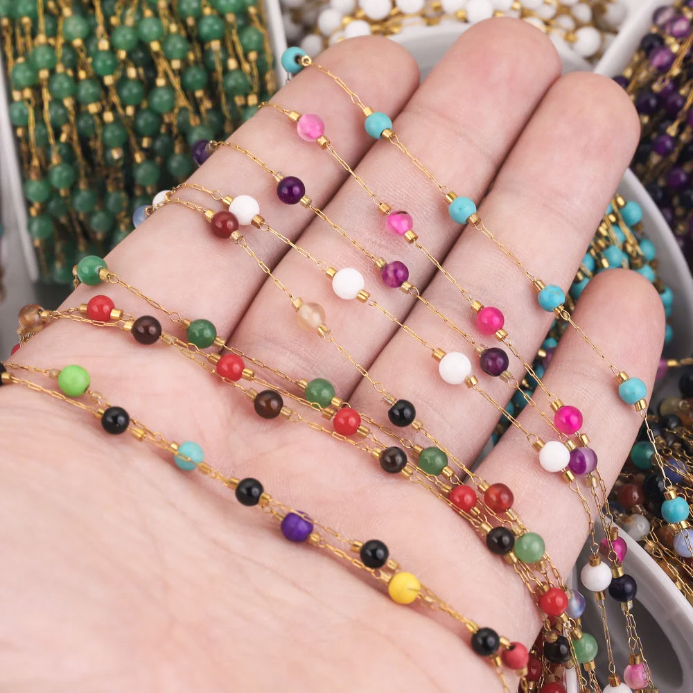 1M Wielokolorowe Okrągłe Koral – Jewelry Making Gemstones recenzja i cena